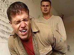 Guy gets rigid gazoo poked and jizzed